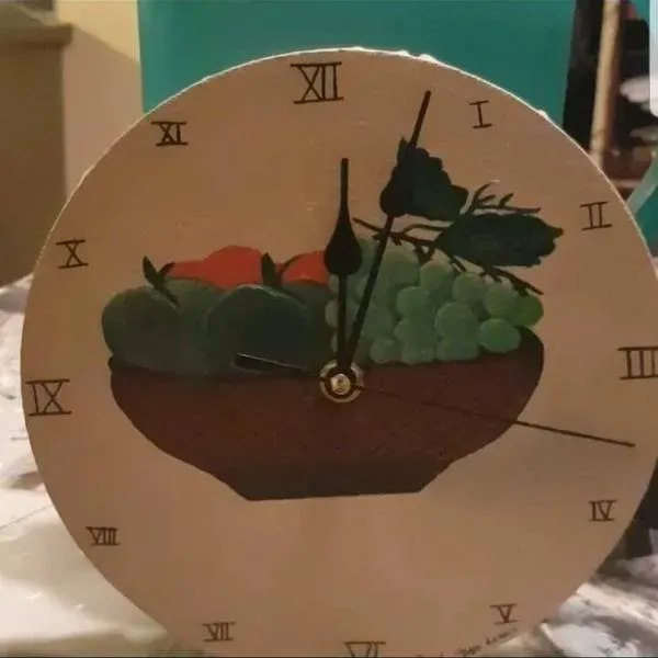 Peinture sur horloge (2)