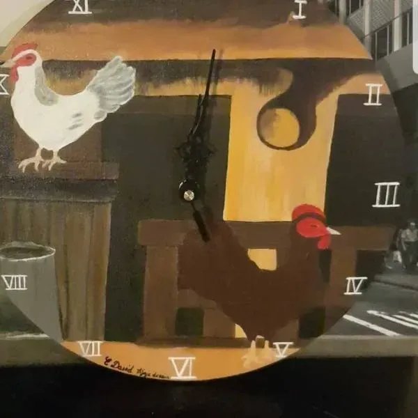Peinture sur horloge (4)